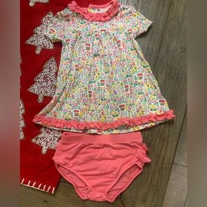 Magnetic Me baby girl dress and bloomers- size 0-3 months